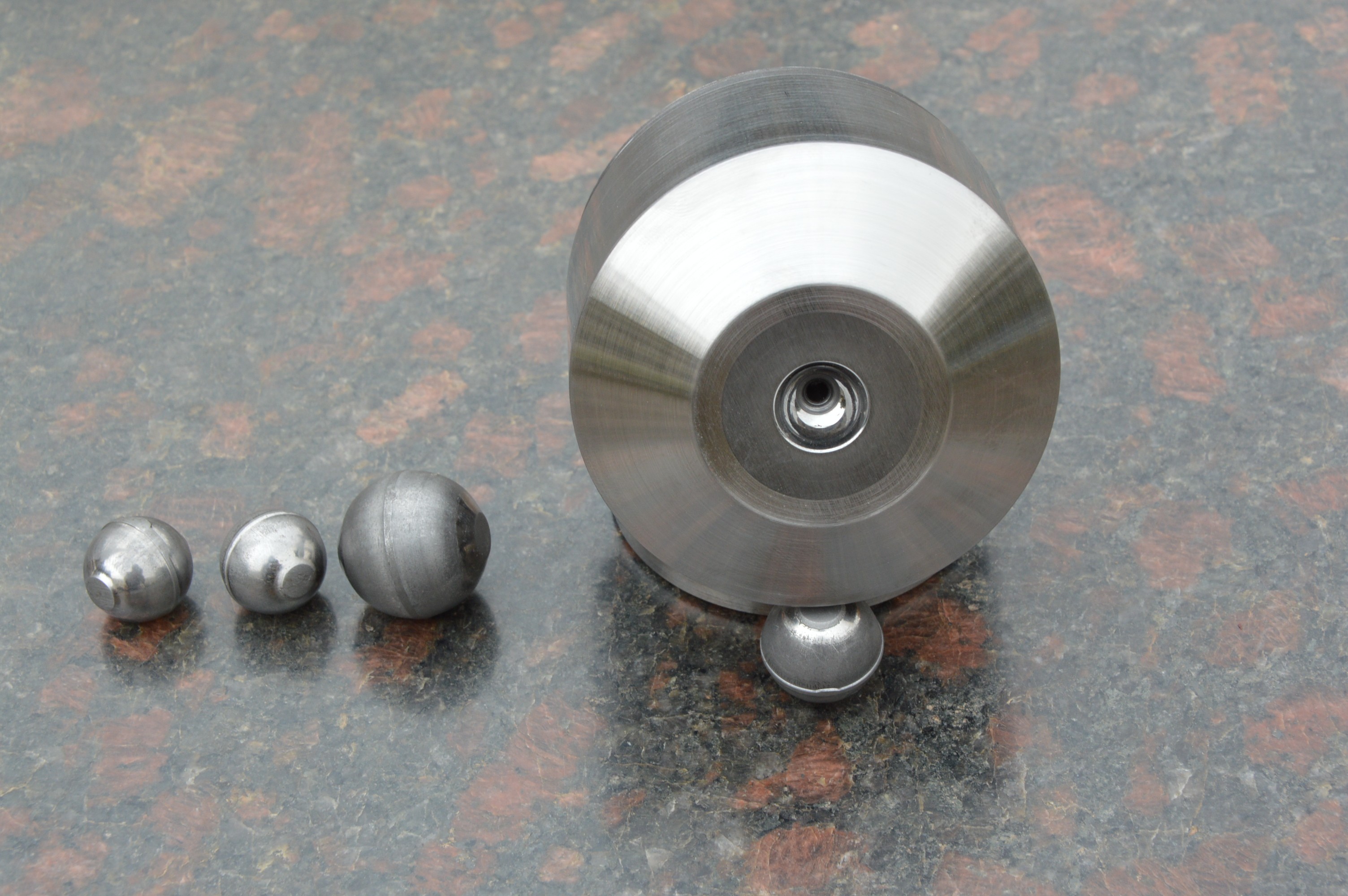 Steel ball cold heading tools