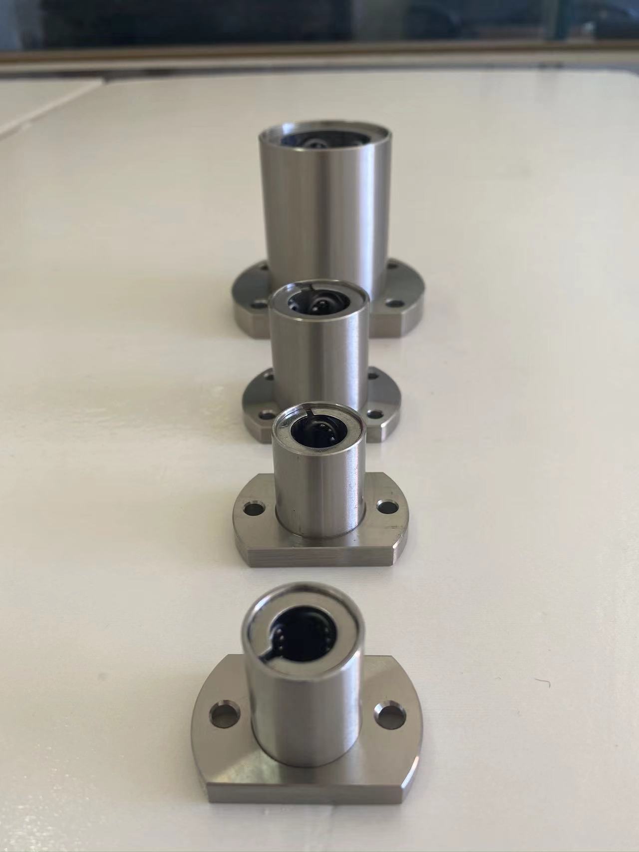 Stainless steel linear flange bearing series