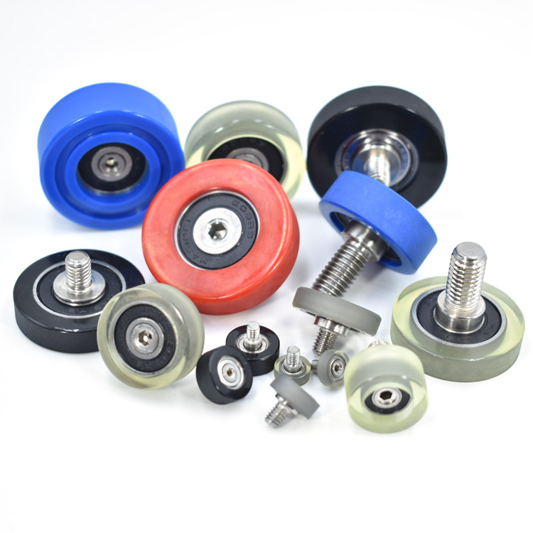 Plastic roller wheel