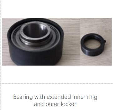 Bearing with extended inner ring