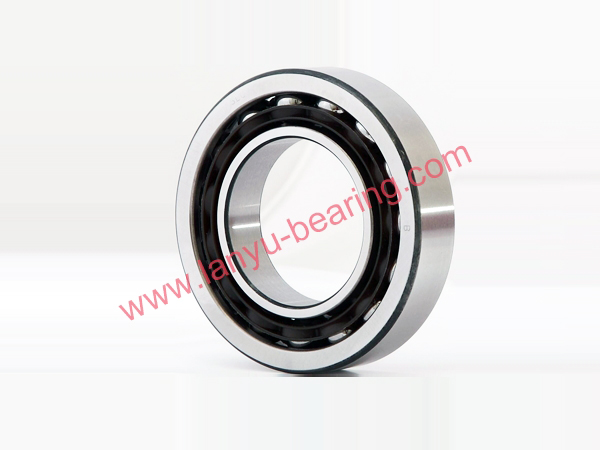 Nylon cage single row angular contact ball bearing B (40°)