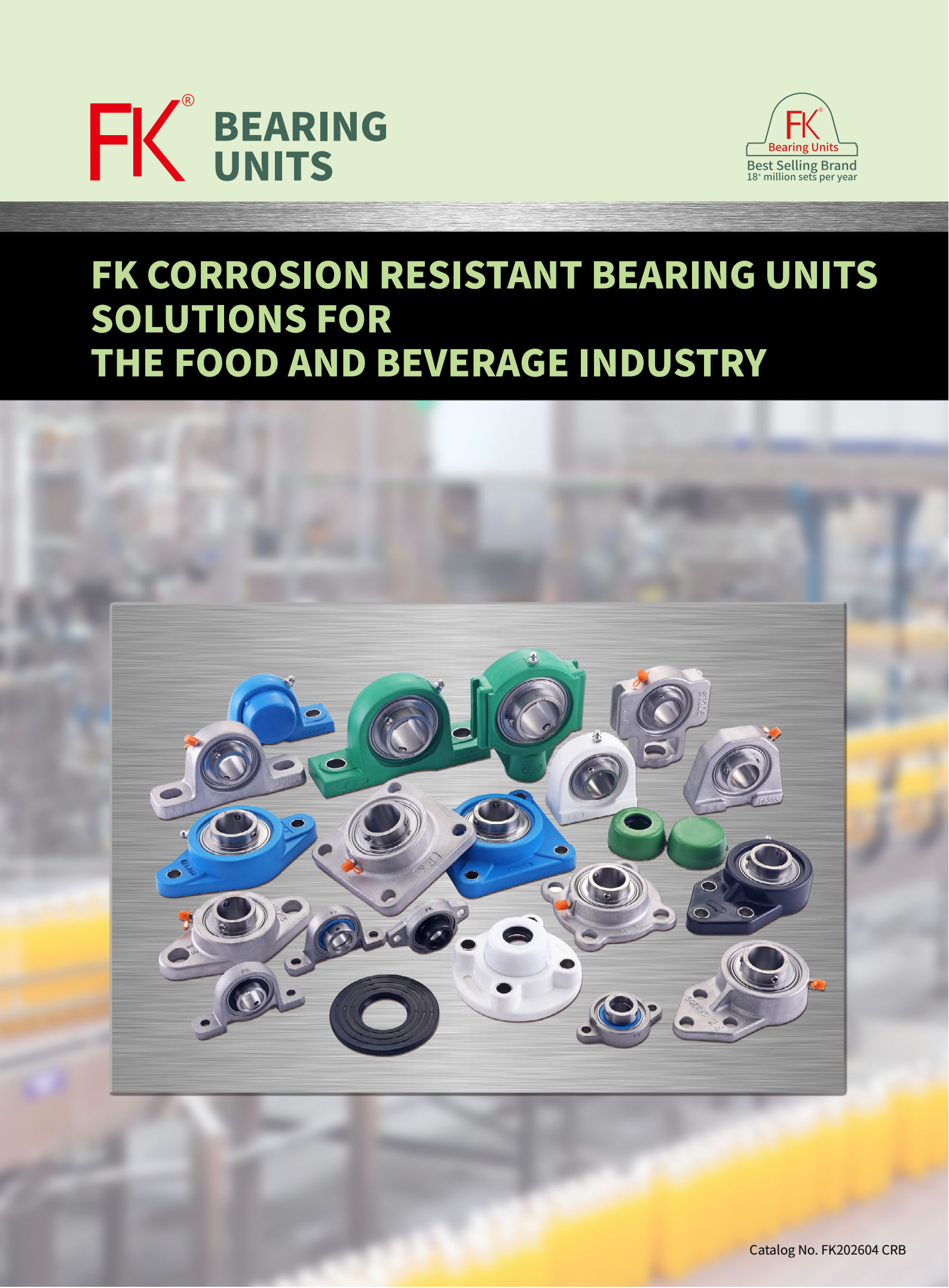 2026 April Edition brochure of corrosion resistant bearing units solutions for food and beverage industry