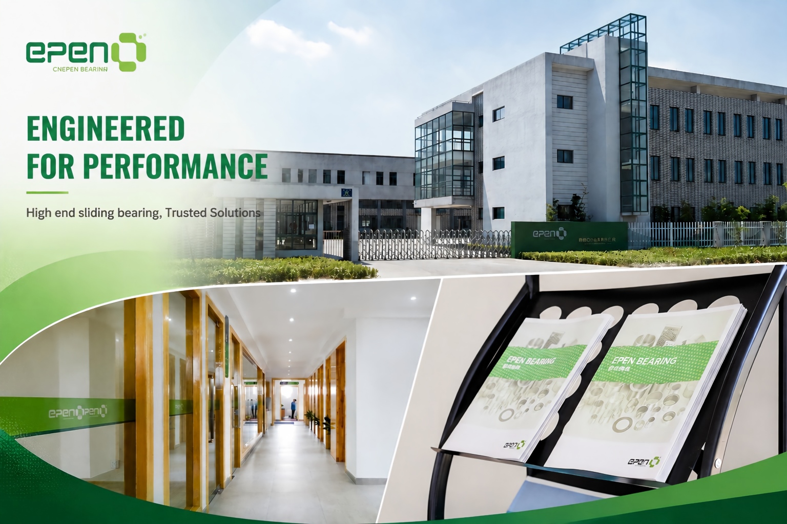 Epen, a professional manufacturer of sliding bearings in China.