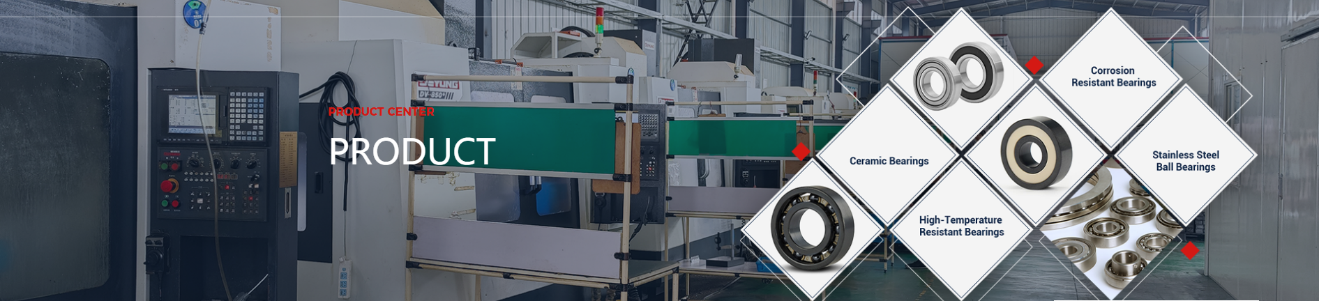 PROVIDING A VARIETY OF HIGH-PERFORMANCE BEARING PRODUCTS AND CUSTOMIZED SERVICES
